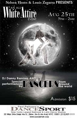 Dancesport White Attire Event